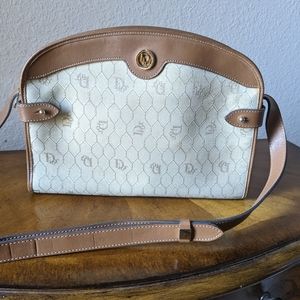 Vintage 80's Dior Monogram Shoulder Crossbody bag
